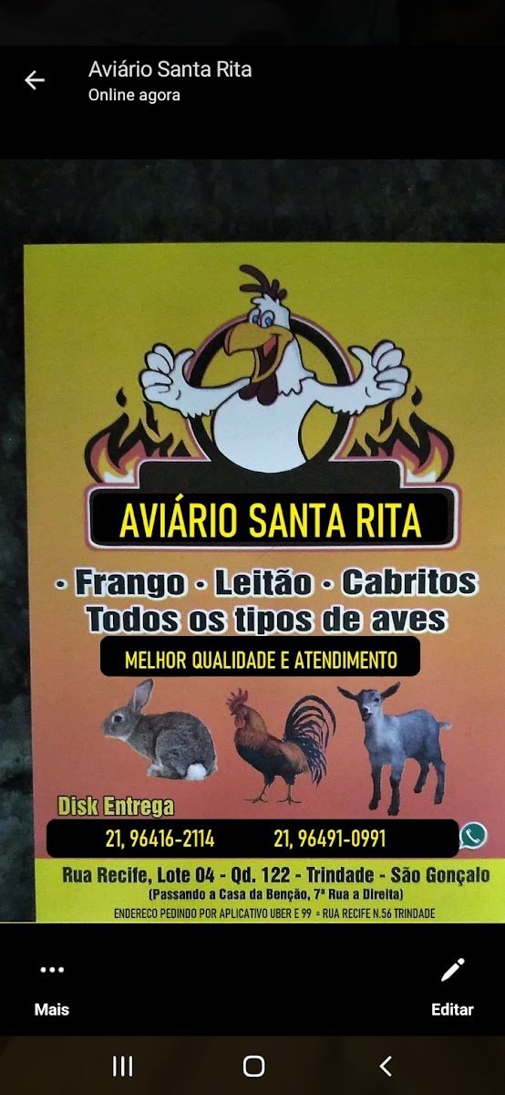 Aviario santa rita
