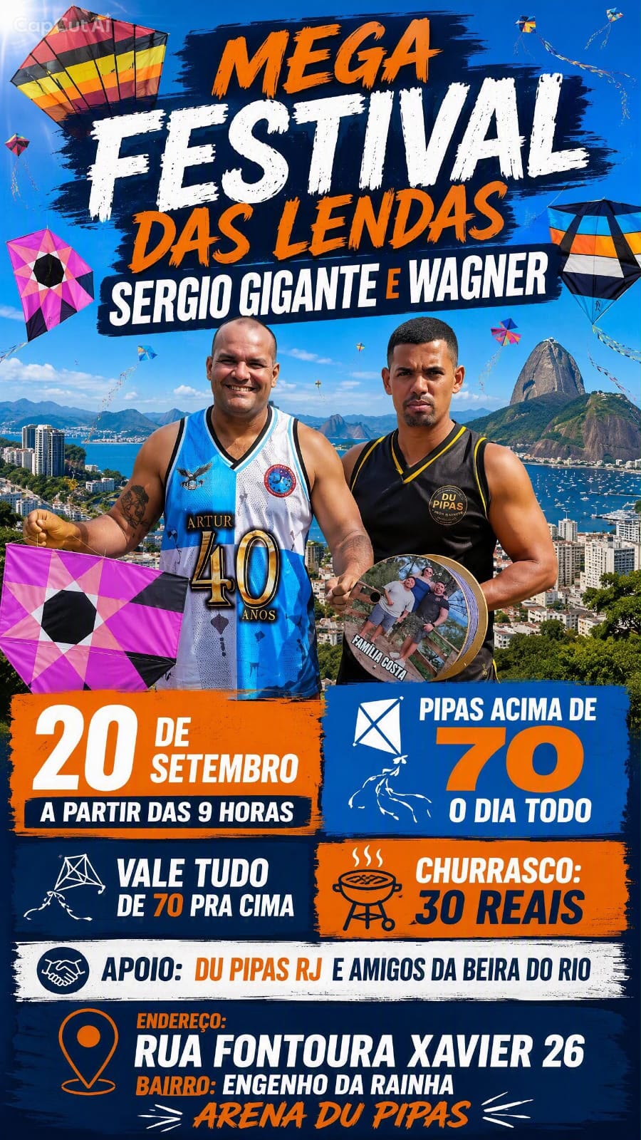 Mega Festival das Lendas Sergio Gigante e Wagner